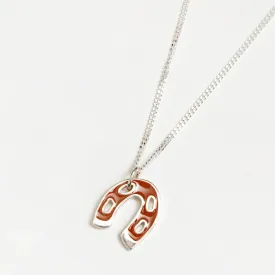 20" Horseshoe Necklace (Silver)