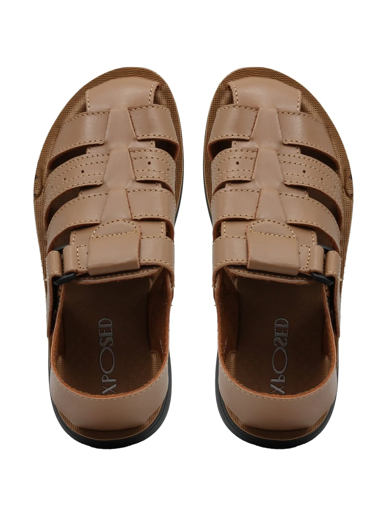 ADJUSTABLE CROSSOVER SUMMER SANDALS FOR MEN