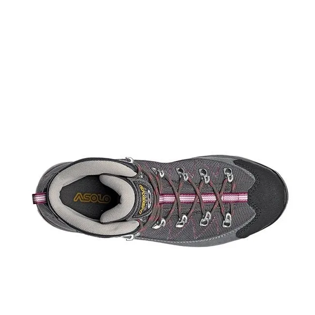 Asolo Finder GV Womens Hiking Boot - Grey/Gunmetal/Grapeade