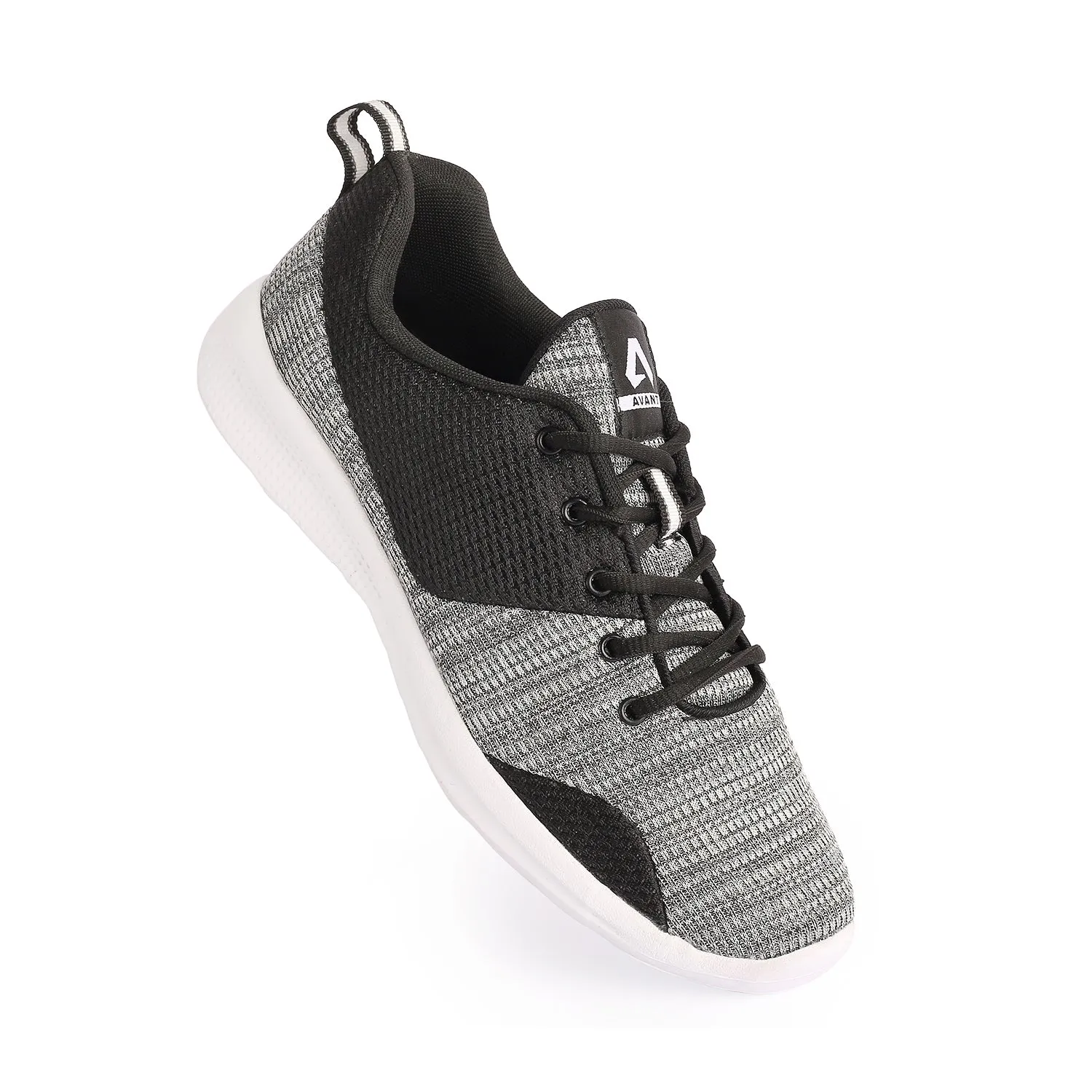 Avant Men's Revolve Running & Gym Shoes - Grey/Black