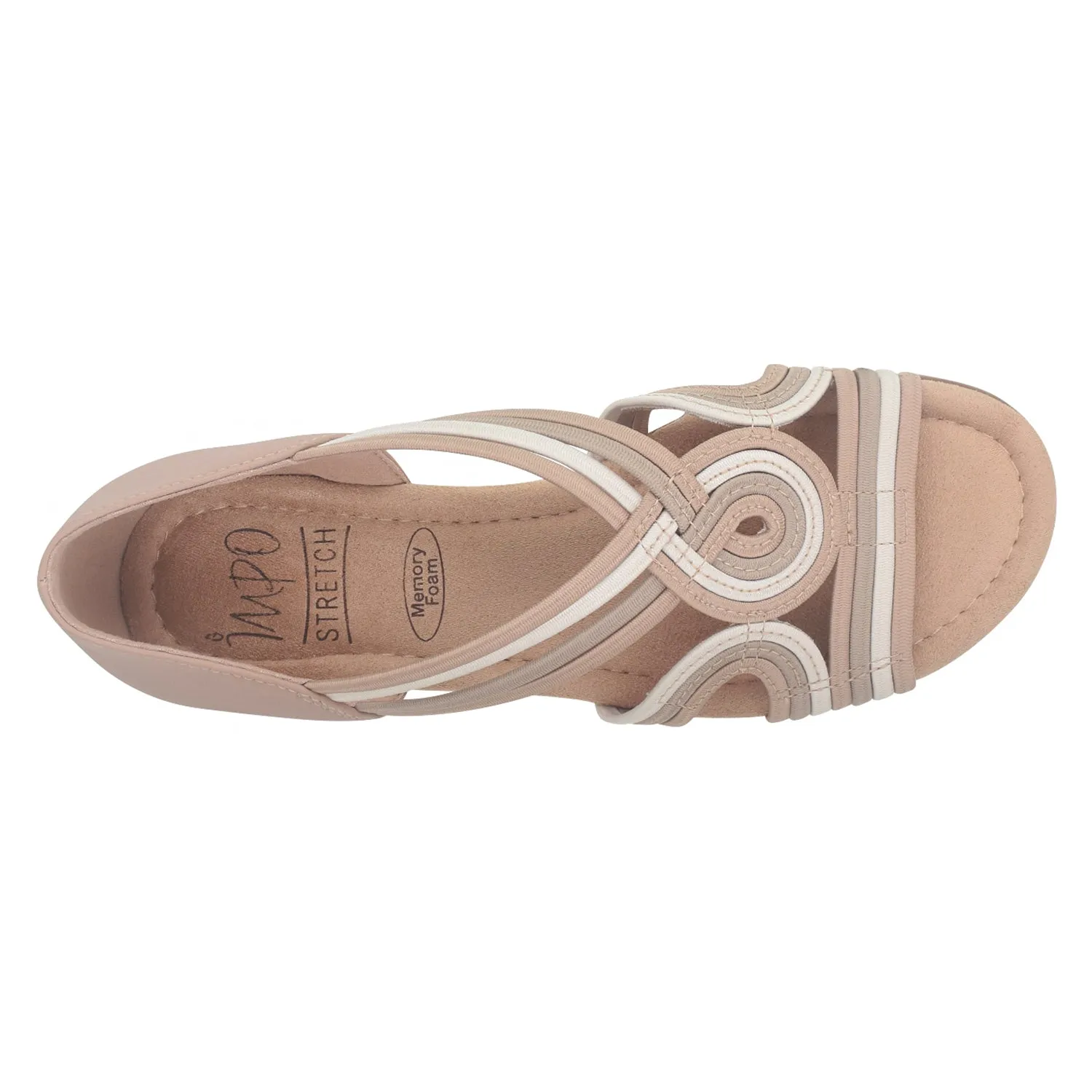 Bazra Stretch Elastic Sandal with Memory Foam