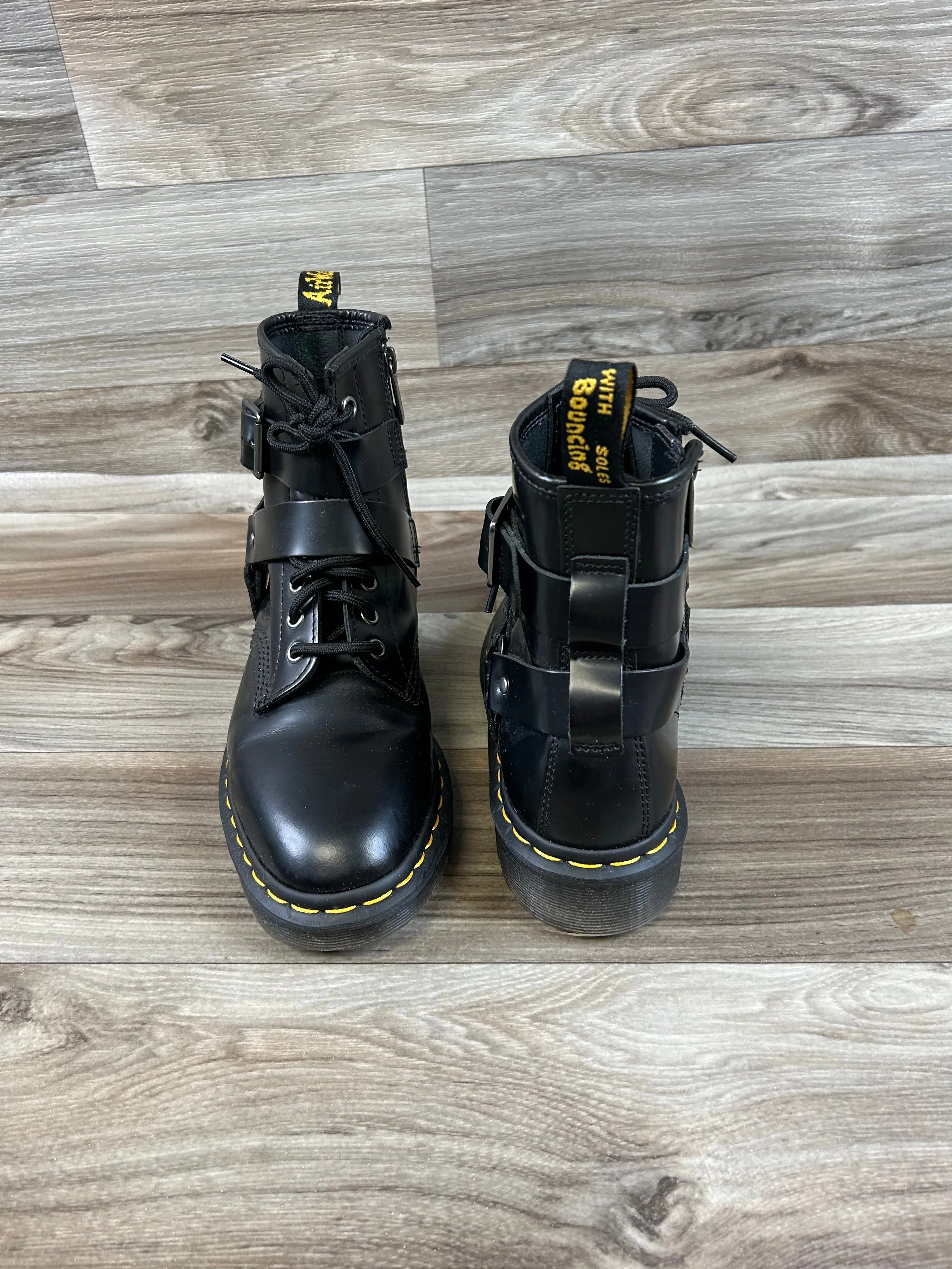 Black Boots Designer Dr Martens, Size 7