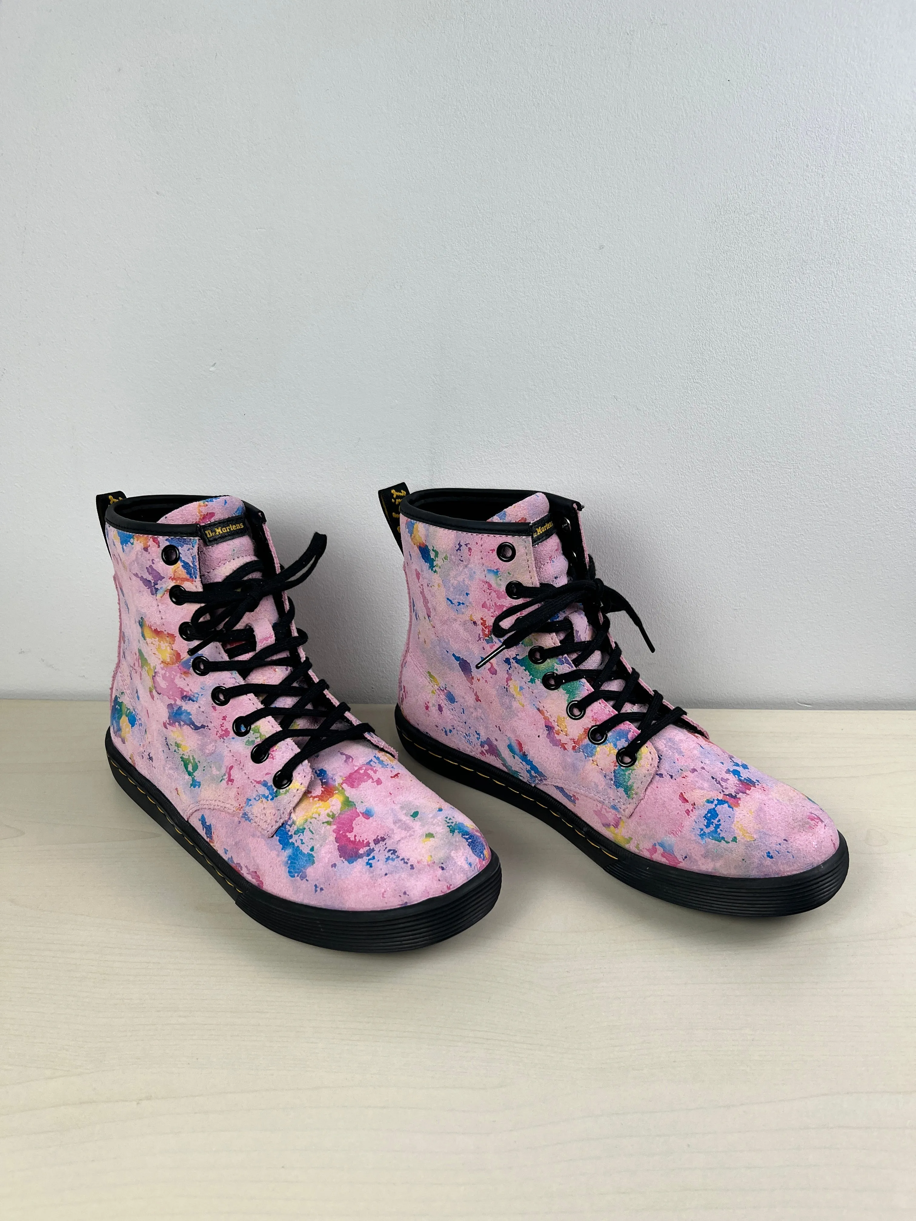 Boots Combat By Dr Martens In Pink, Size: 8