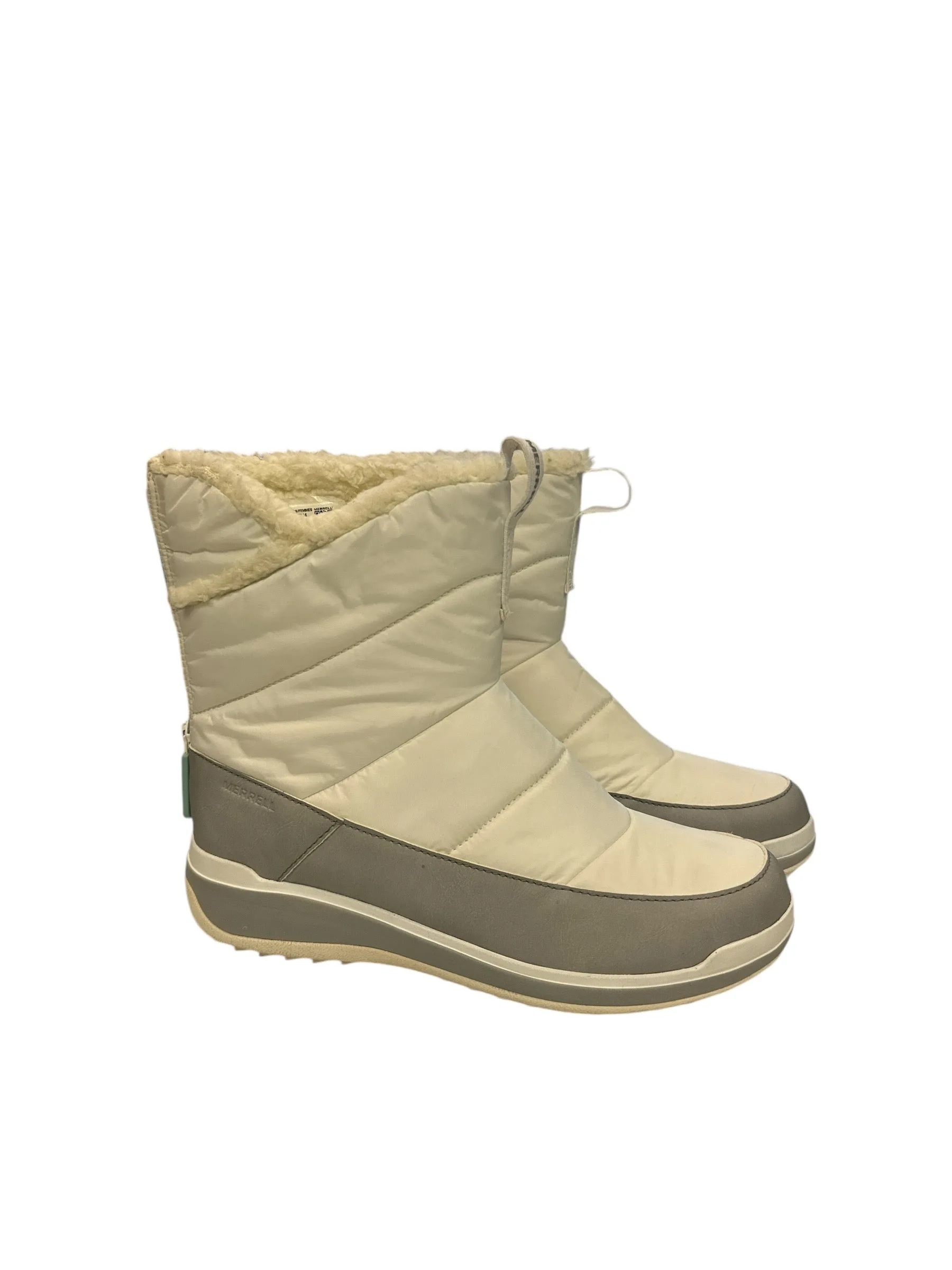 Boots Snow By Merrell In White, Size: 9.5