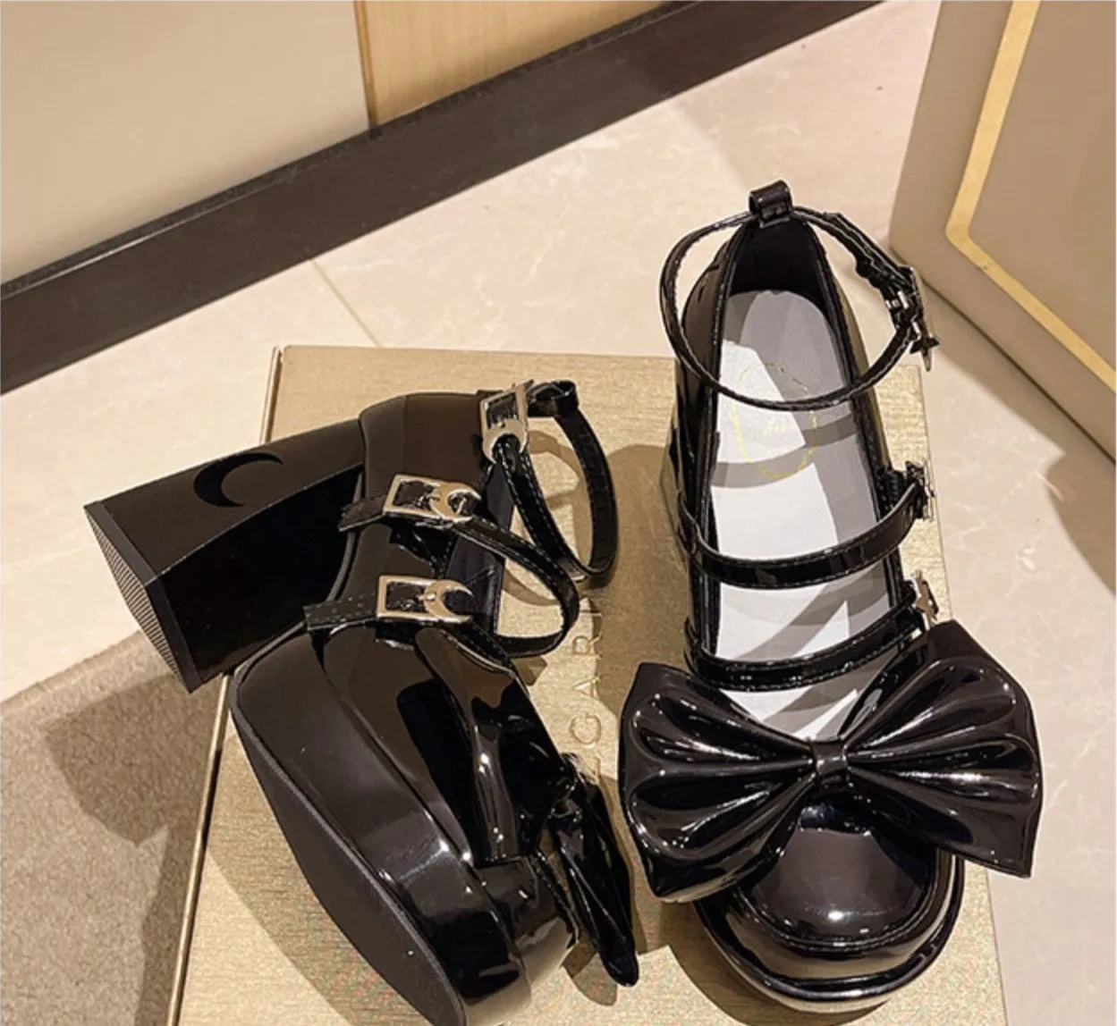 Bow Lolita High Heels PL53062