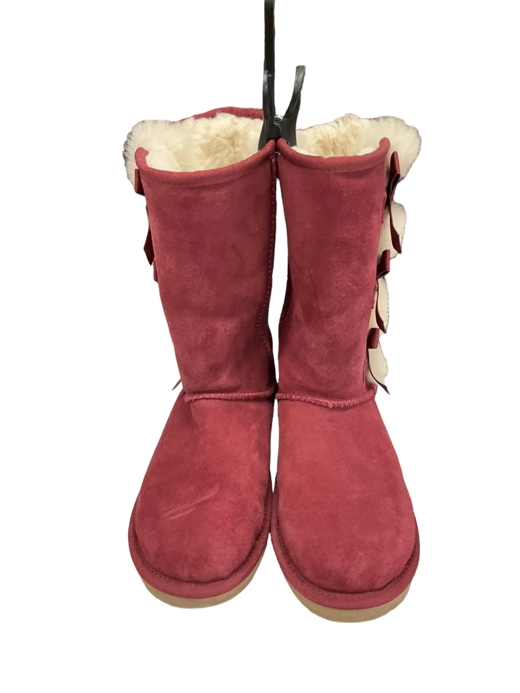 Burgundy Boots Snow Koolaburra By Ugg, Size 6