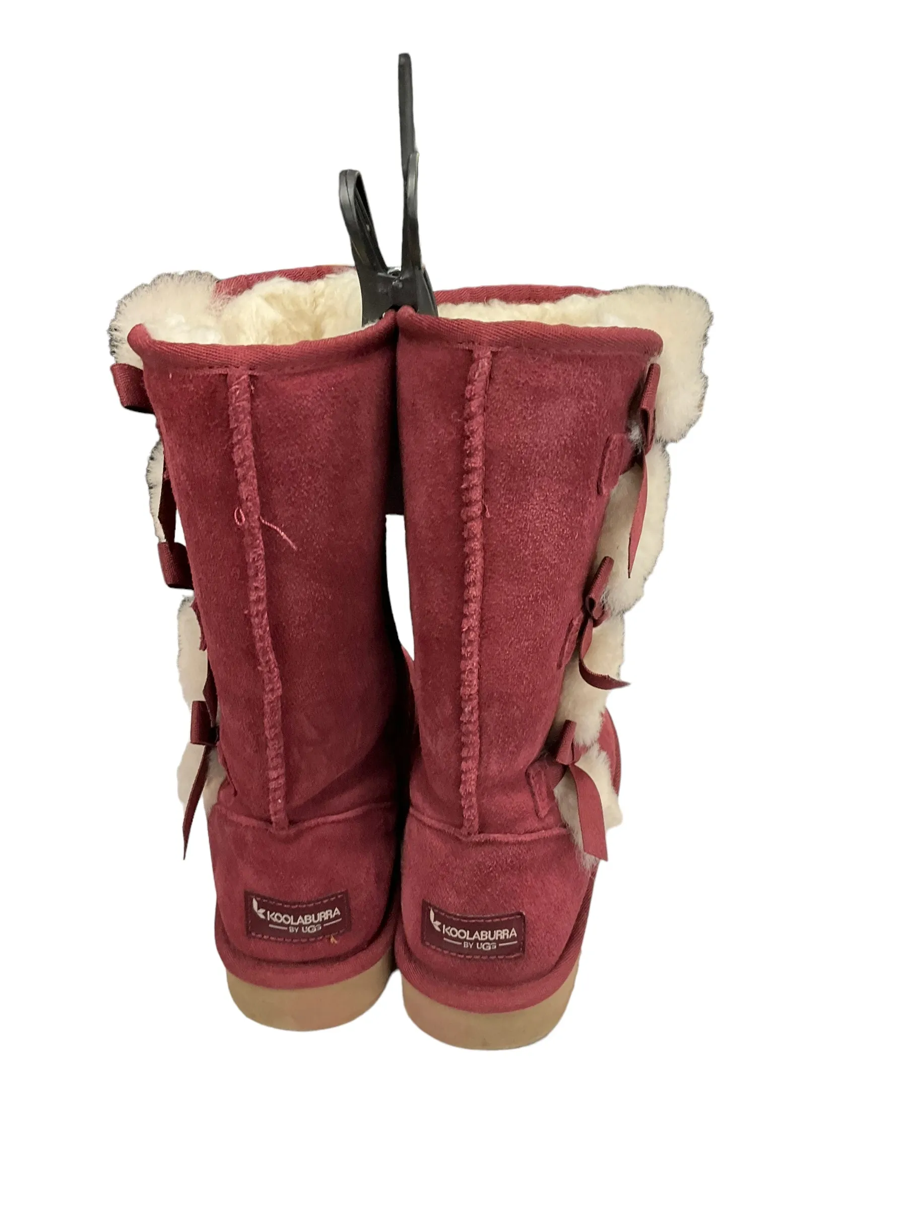 Burgundy Boots Snow Koolaburra By Ugg, Size 6