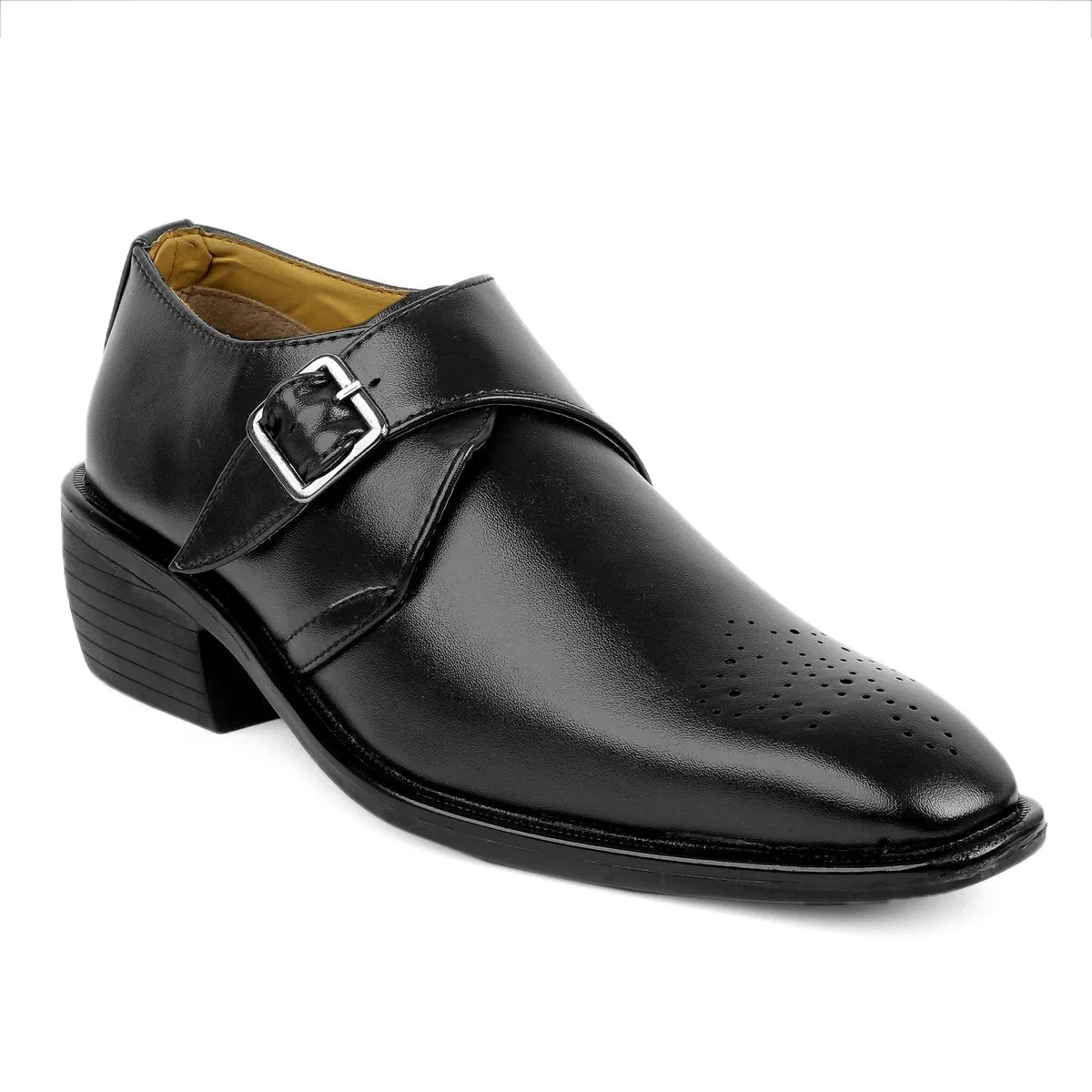 Bxxy's Trendy Single Monk Strap Slip-ons For Men