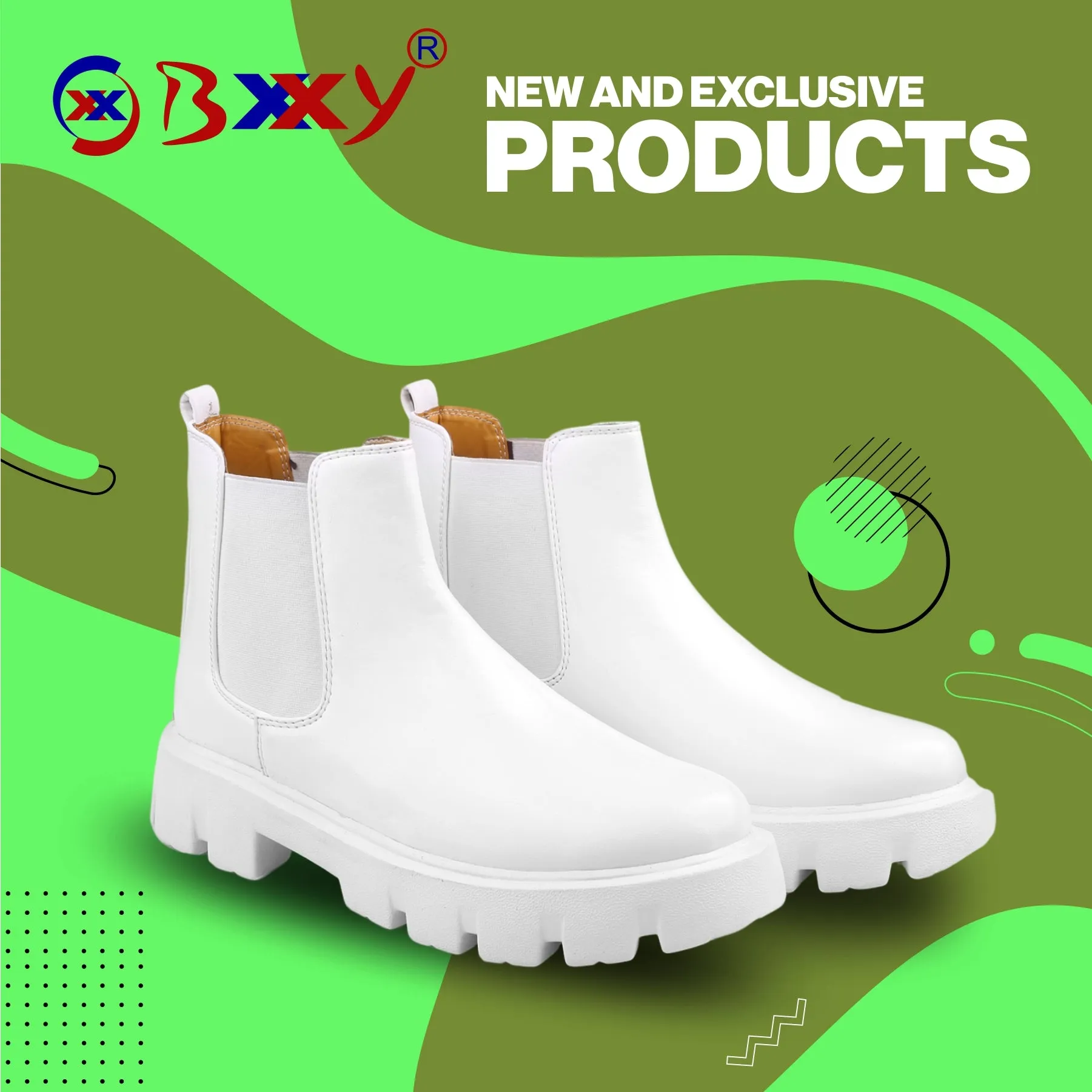 Bxxy's Vegan Leather Ankle Boots for Men