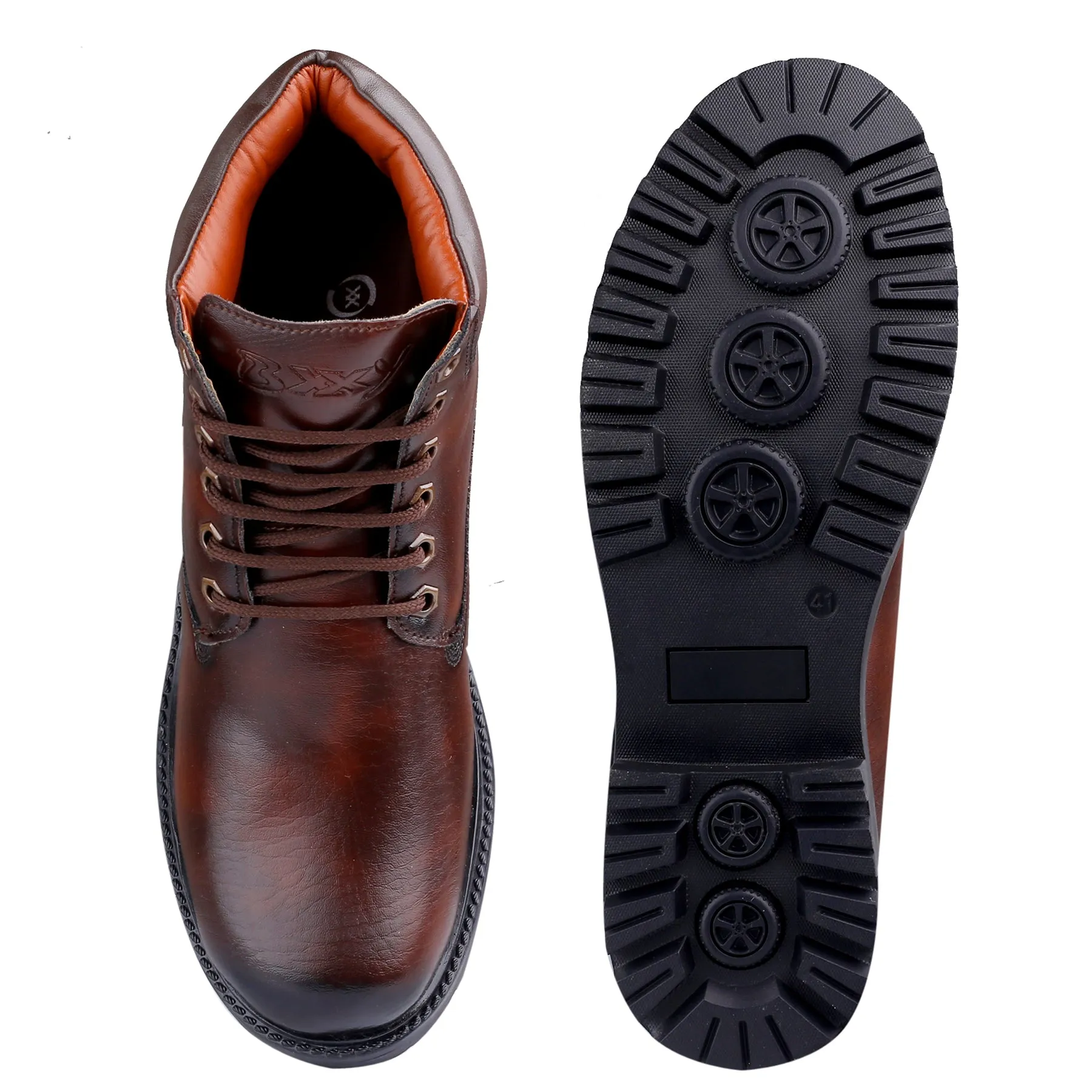 Bxxy's Vegan Leather Ankle Boots for Men