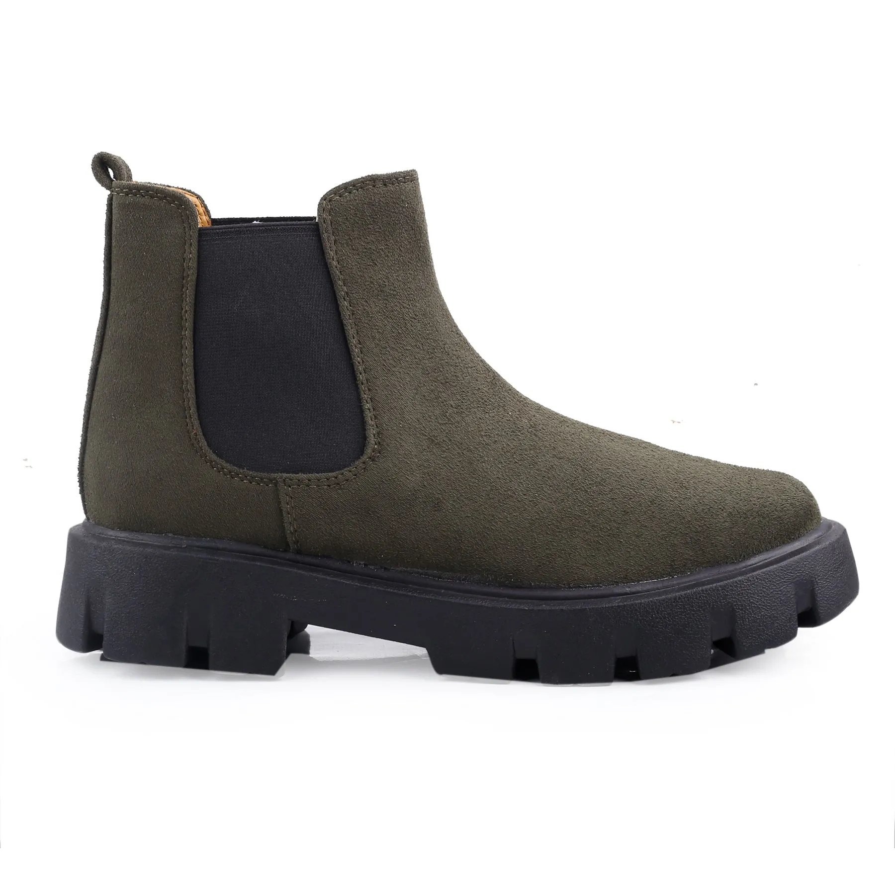 Bxxy's Vegan Suede Ultra Comfortable Slip-on Boots for Men