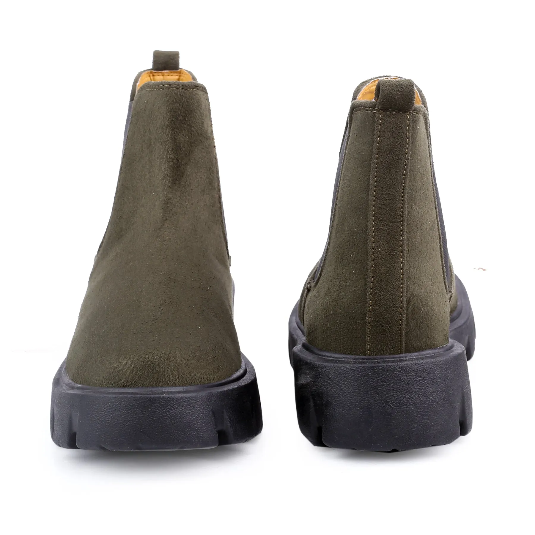 Bxxy's Vegan Suede Ultra Comfortable Slip-on Boots for Men