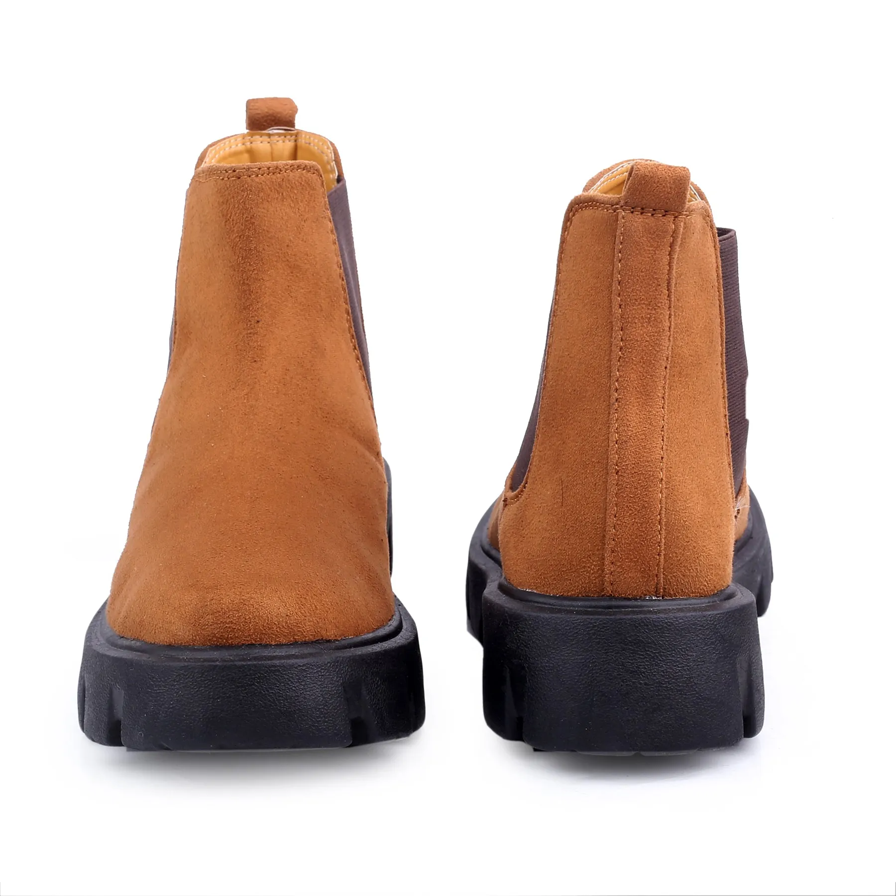 Bxxy's Vegan Suede Ultra Comfortable Slip-on Boots for Men