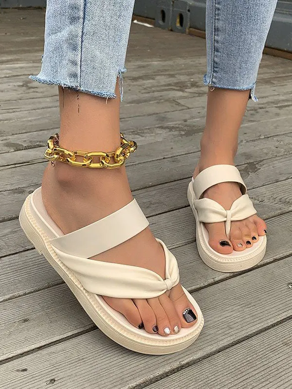 Casual Platform Flip-Flops Sandals