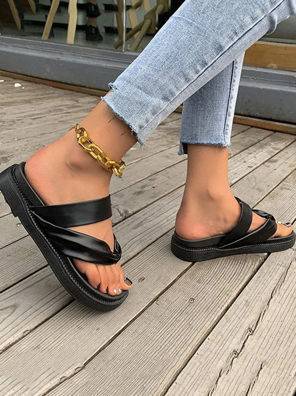 Casual Platform Flip-Flops Sandals