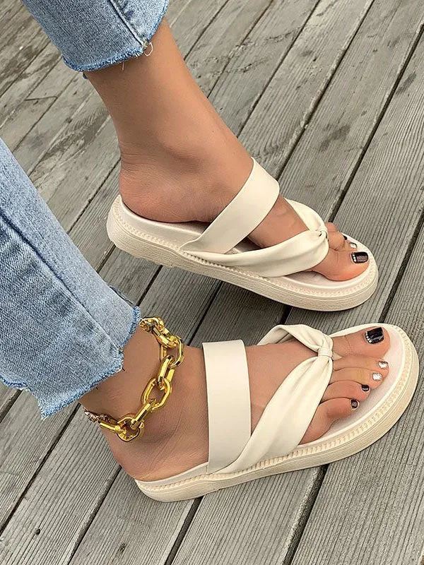 Casual Platform Flip-Flops Sandals