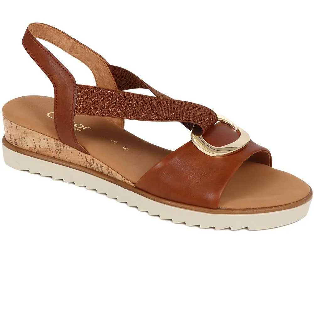 Chunky Leather Sandals  - GAB39509 / 325 075