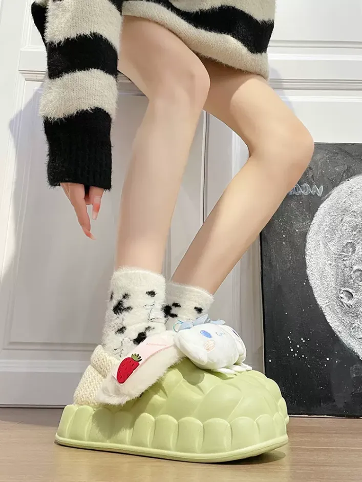 Cute cartoon cotton slippers PL52905