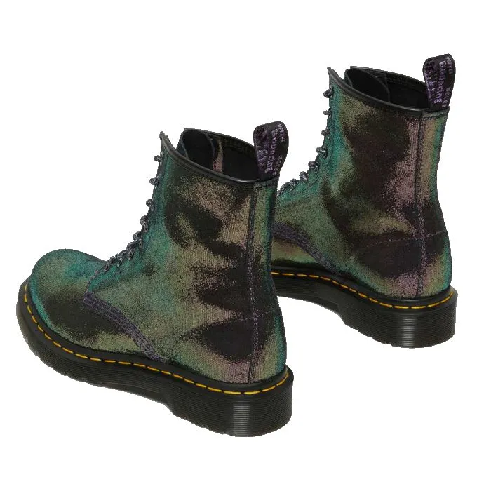 Dr Martens 1460 Disco Iridescent Suede Purple Gold Black LAST ONE wmns 5 uk3