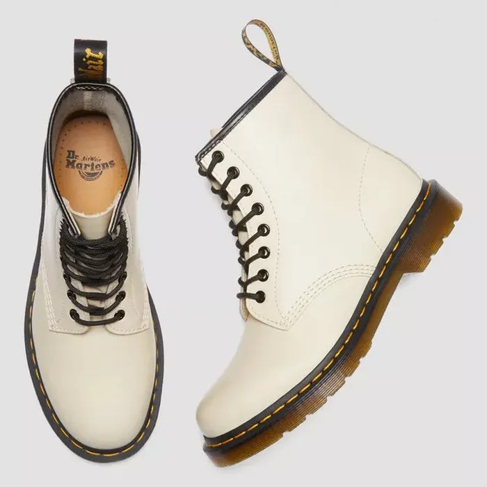 Dr Martens 1460 Smooth Parchment Beige 8 up Leather Boot