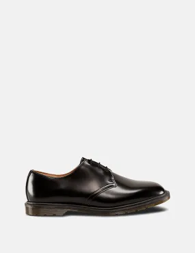 Dr Martens Archie (Made in England) - Black Polished Smooth