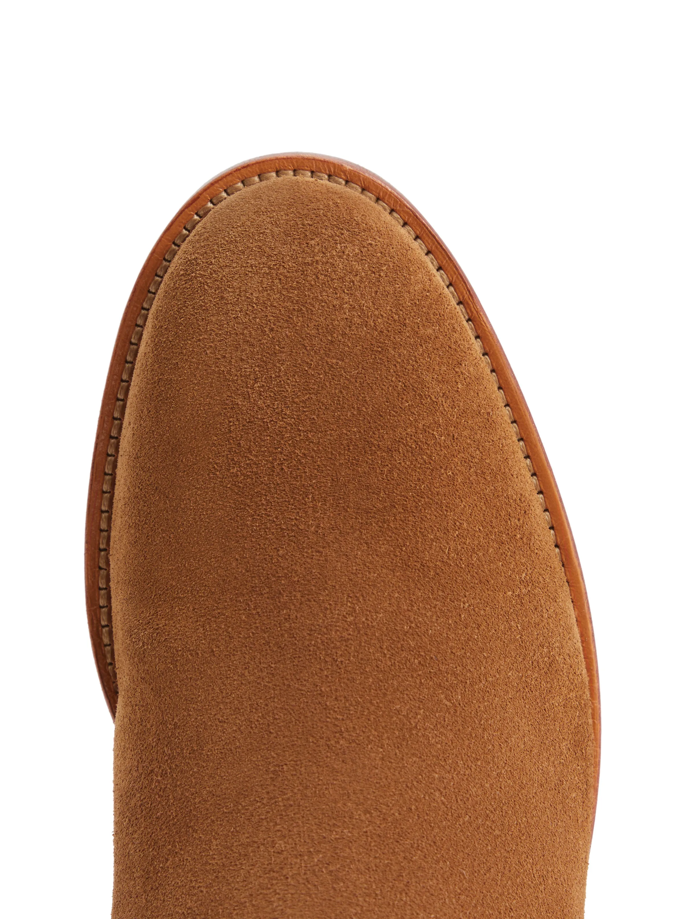 Flat Upton - Tan Suede