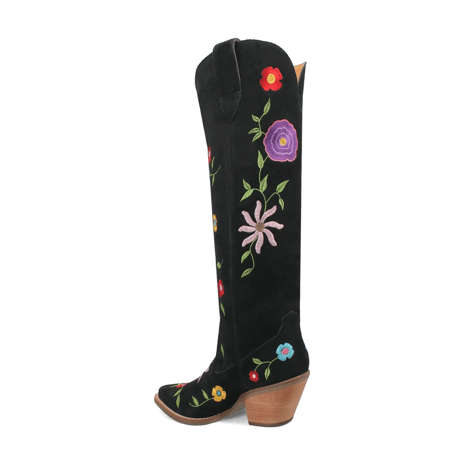 FLOWER POWER SUEDE BOOT