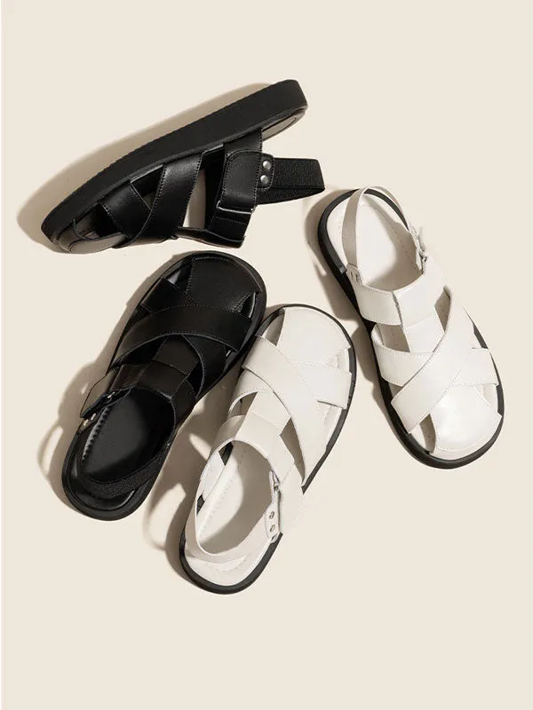 Hollow Roman Flat Sandals