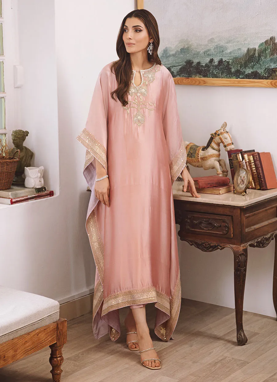 Mayna Festive Luxe Pret 23 - Petra Blush Kaftan