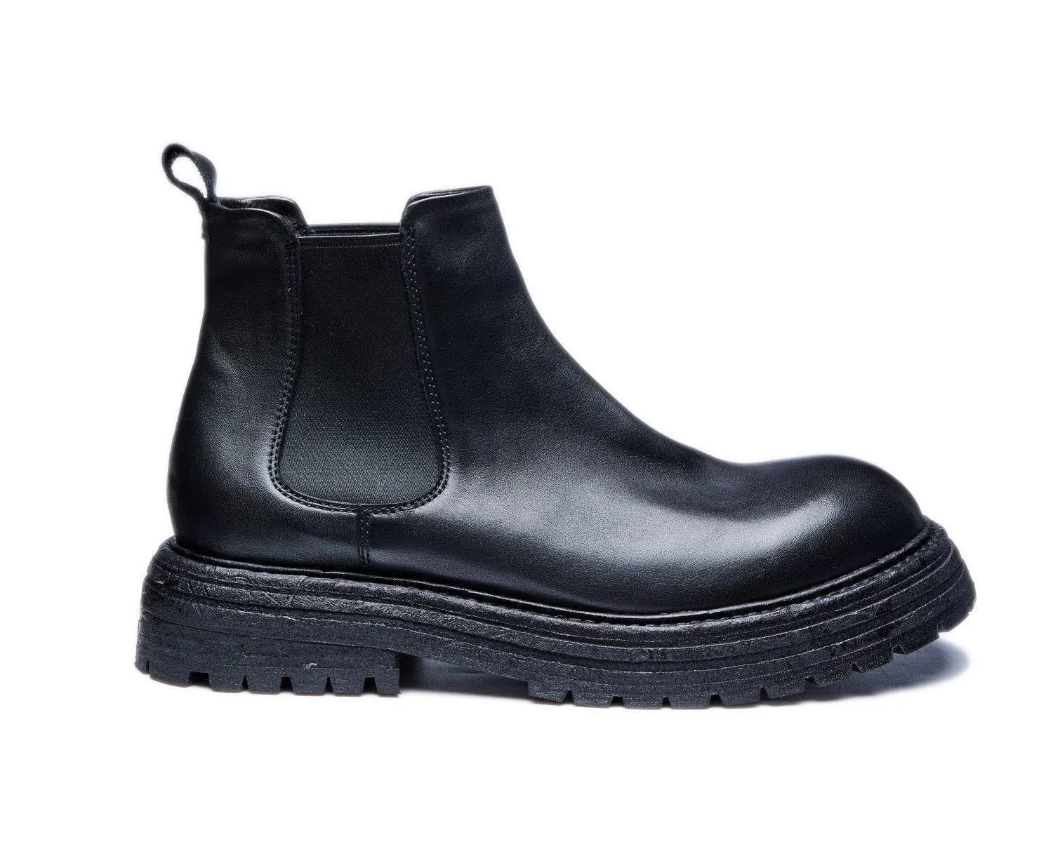 Men's Chelsea Boots Goodyear Welted Anti-Slip Leather Footwear