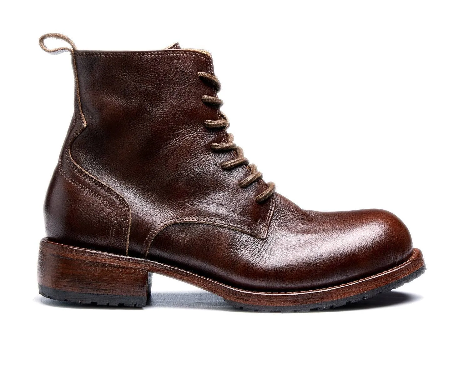 Men's Full-Grain Horsehide Leather Marten Boots - Goodyear Welt Construction