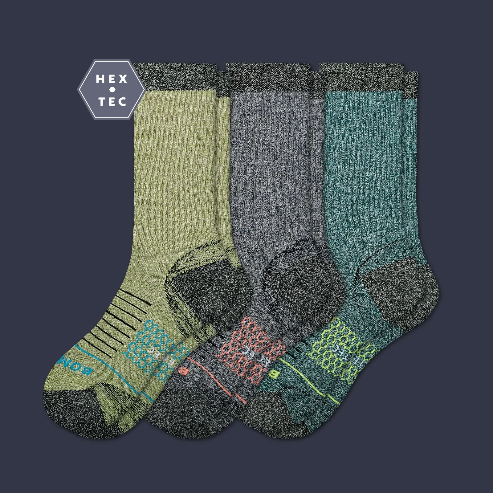 Men's Performance Merino Hiking Calf Sock 3-Pack