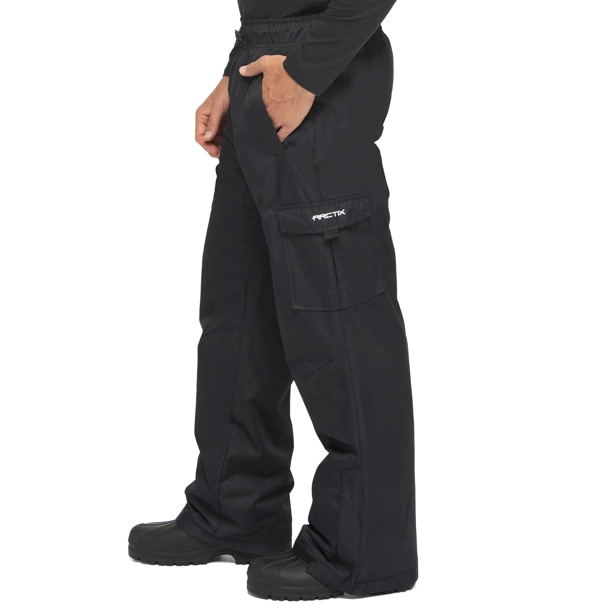 Men's Sentinel Pull On Fleece Lined Cargo Snow Pants