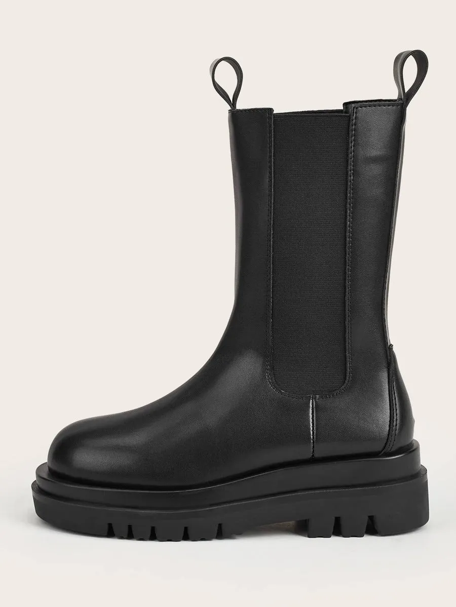 Mid-calf Chelsea Boots