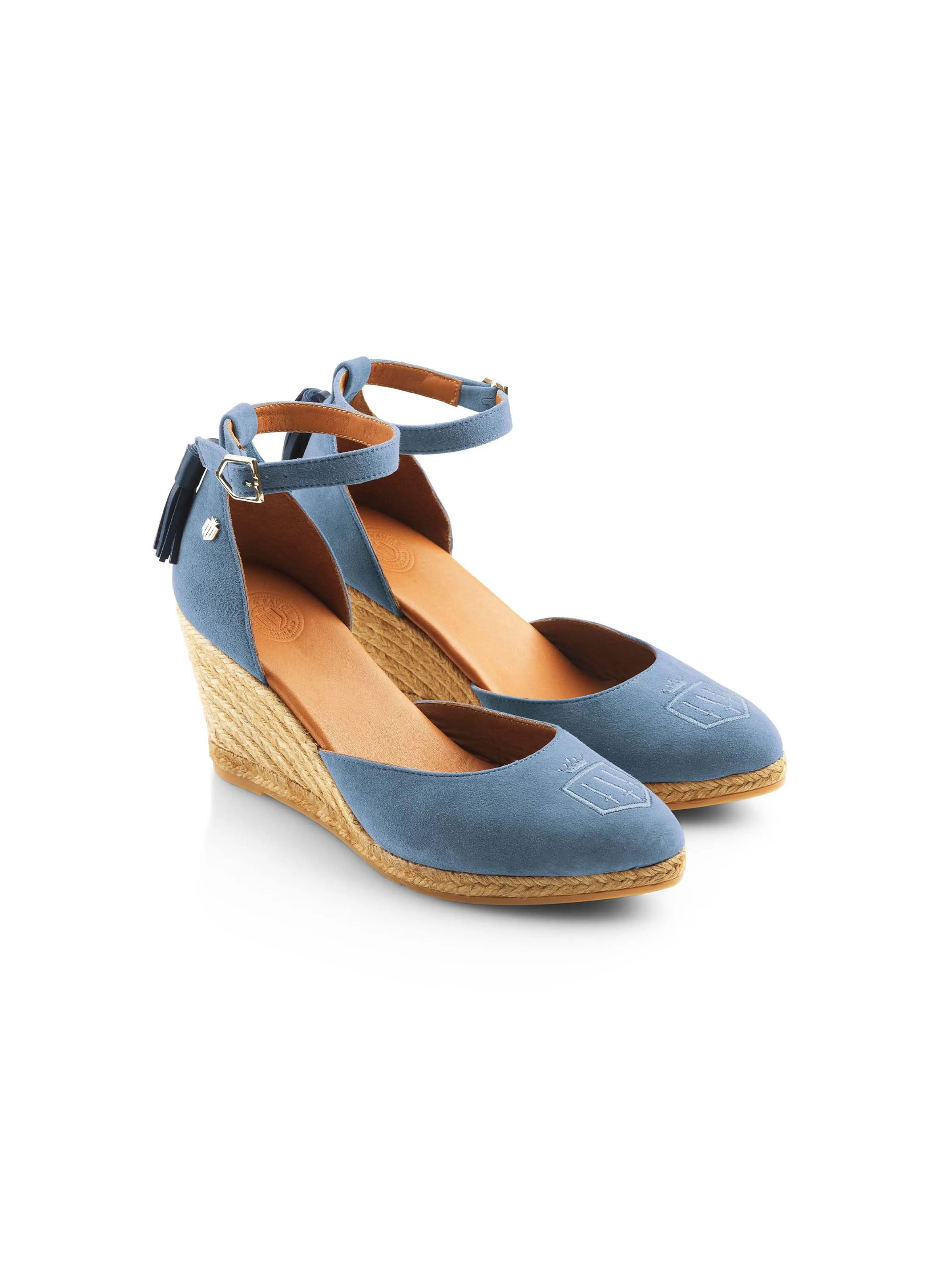 Monaco Wedge - Cornflower Blue