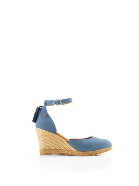 Monaco Wedge - Cornflower Blue