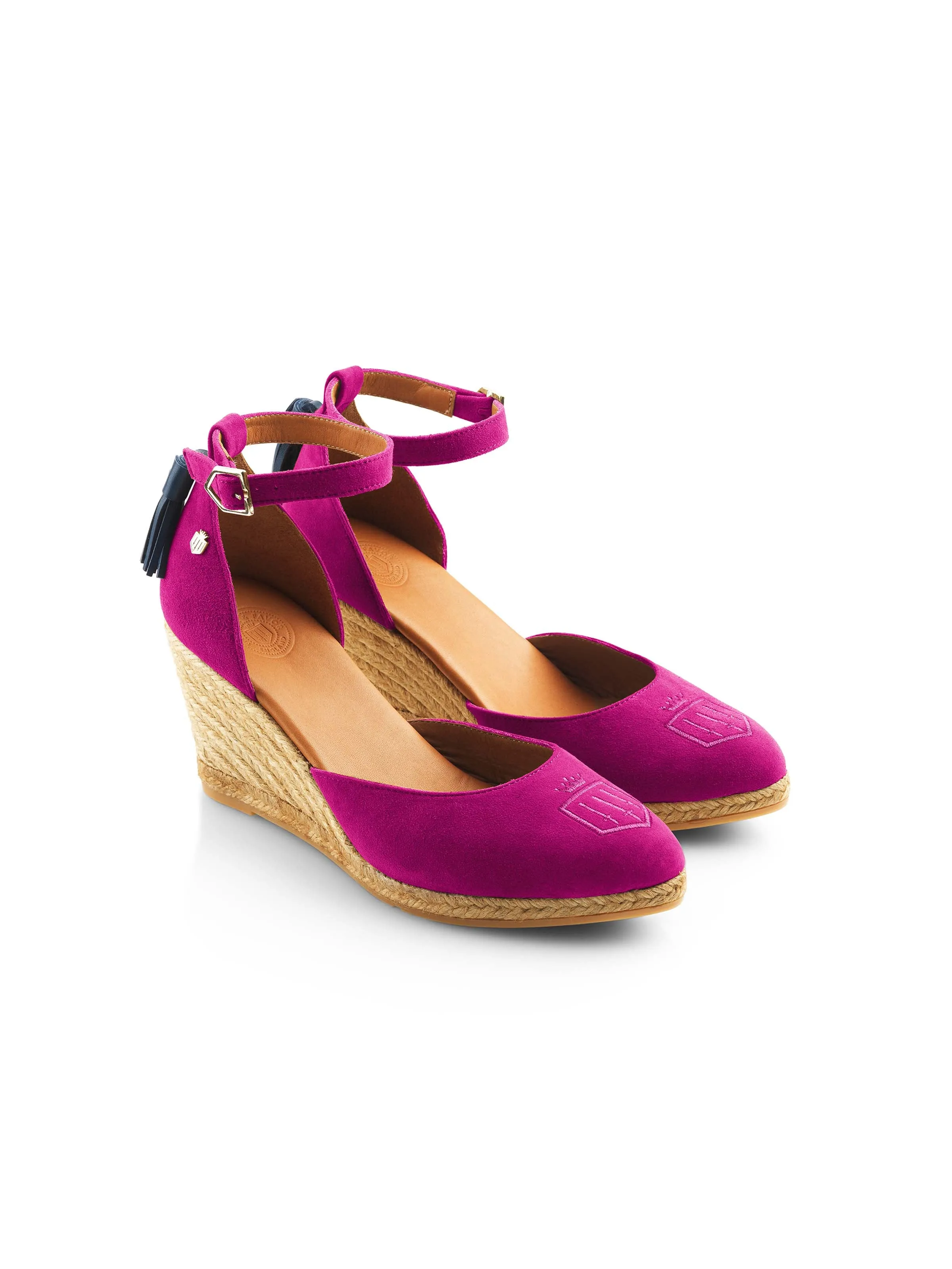 Monaco Wedge - Fuchsia