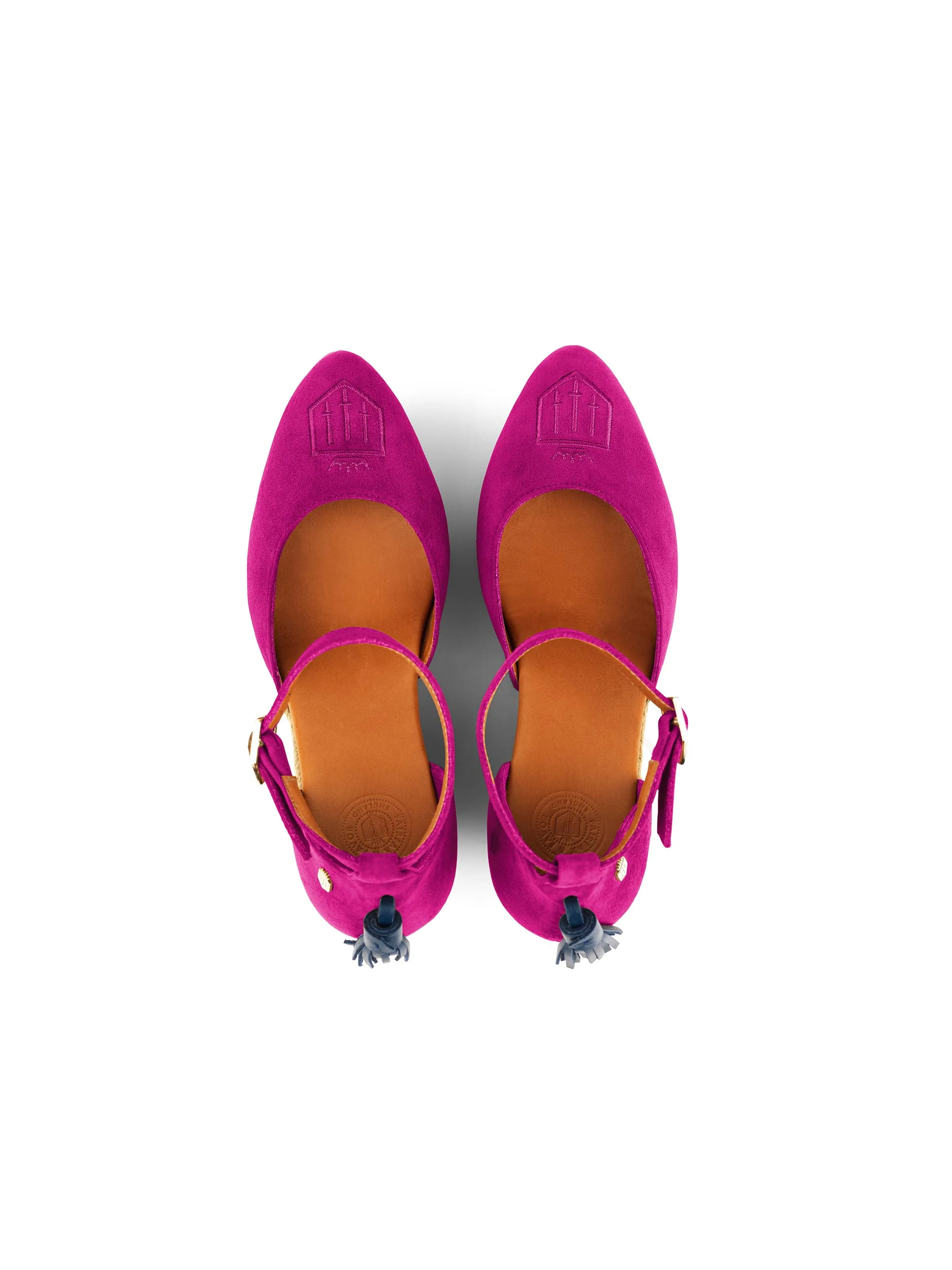 Monaco Wedge - Fuchsia