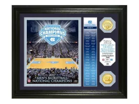 North Carolina Tar Heels 2017 Basketball Champs "Banner" Bronze Coin Photo Mint