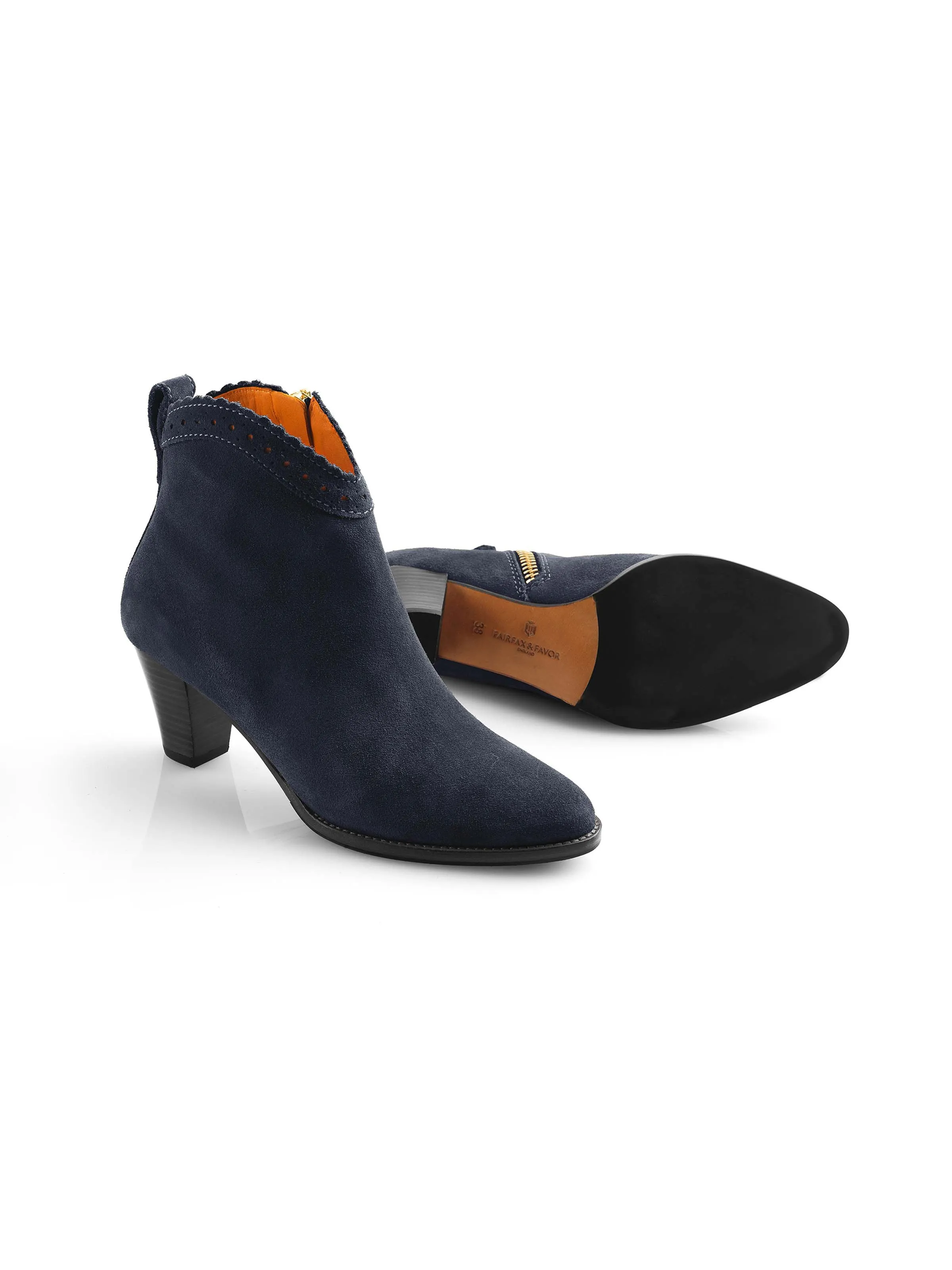 Regina Ankle Boot - Navy