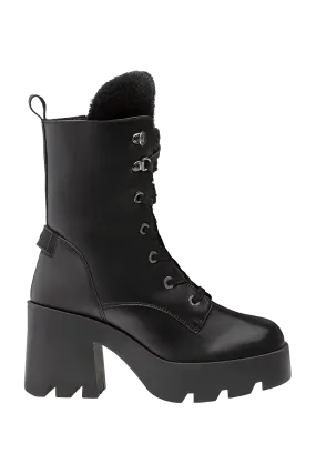 Seoul Side-Zip Platform Combat Boots