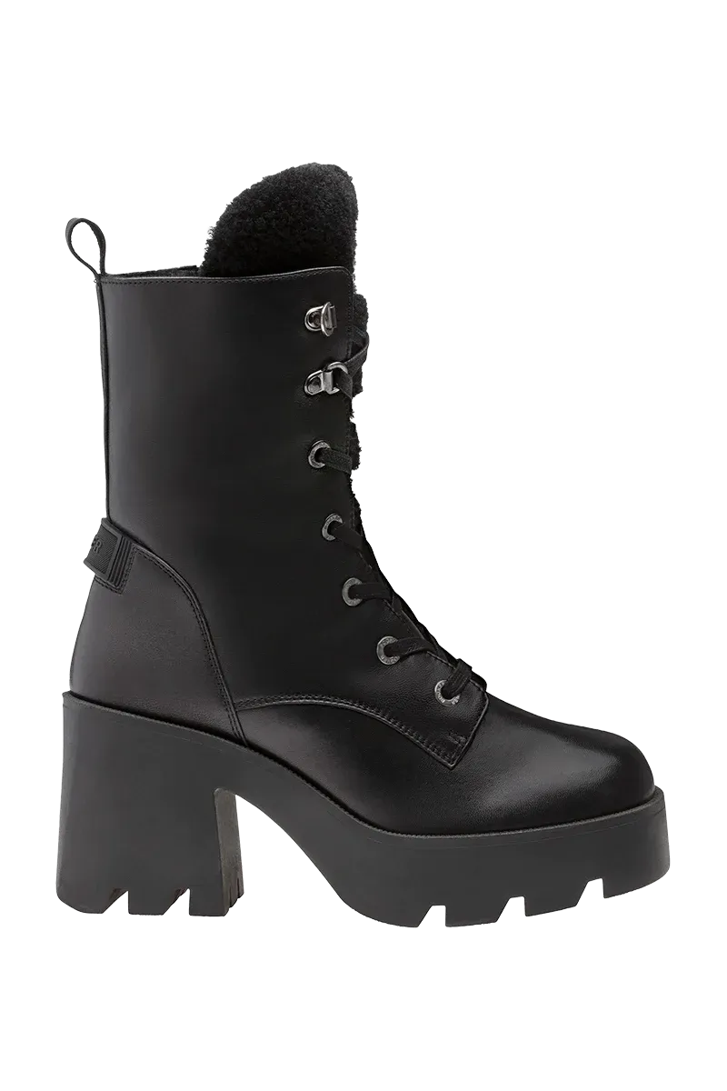 Seoul Side-Zip Platform Combat Boots