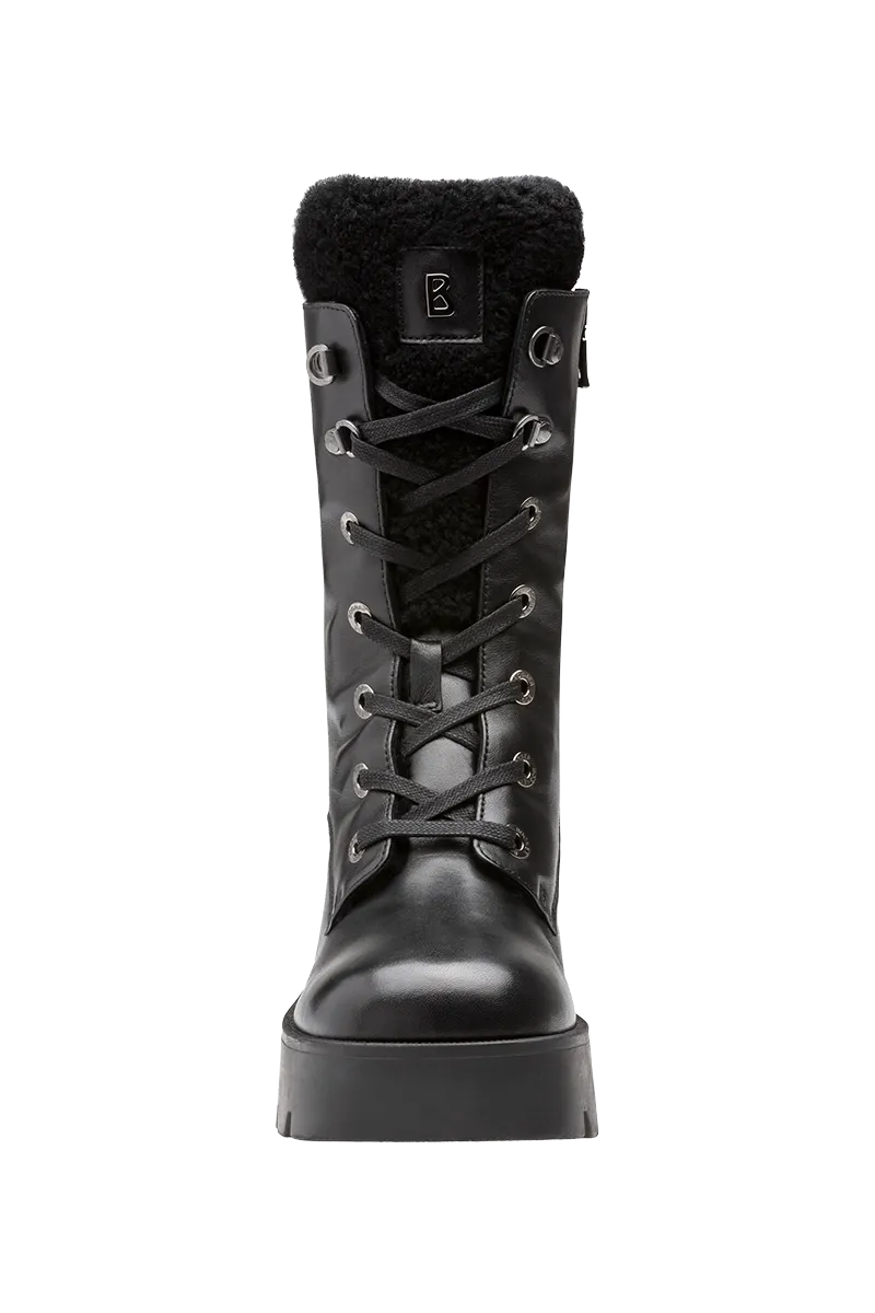 Seoul Side-Zip Platform Combat Boots