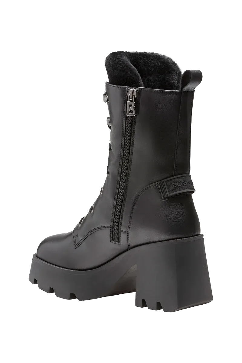 Seoul Side-Zip Platform Combat Boots