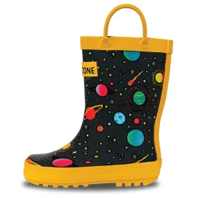 Space Adventure Shiny Rainboot