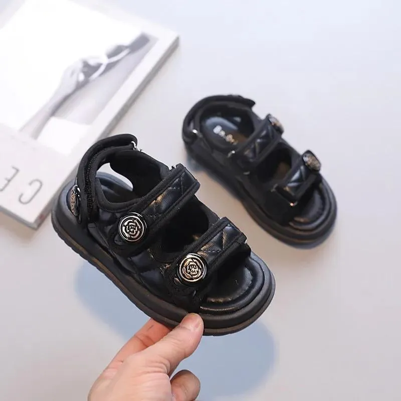 Strappy Buckle Sandals for Children