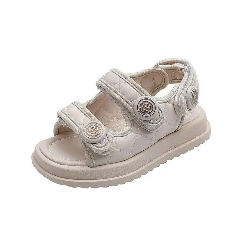 Strappy Buckle Sandals for Children