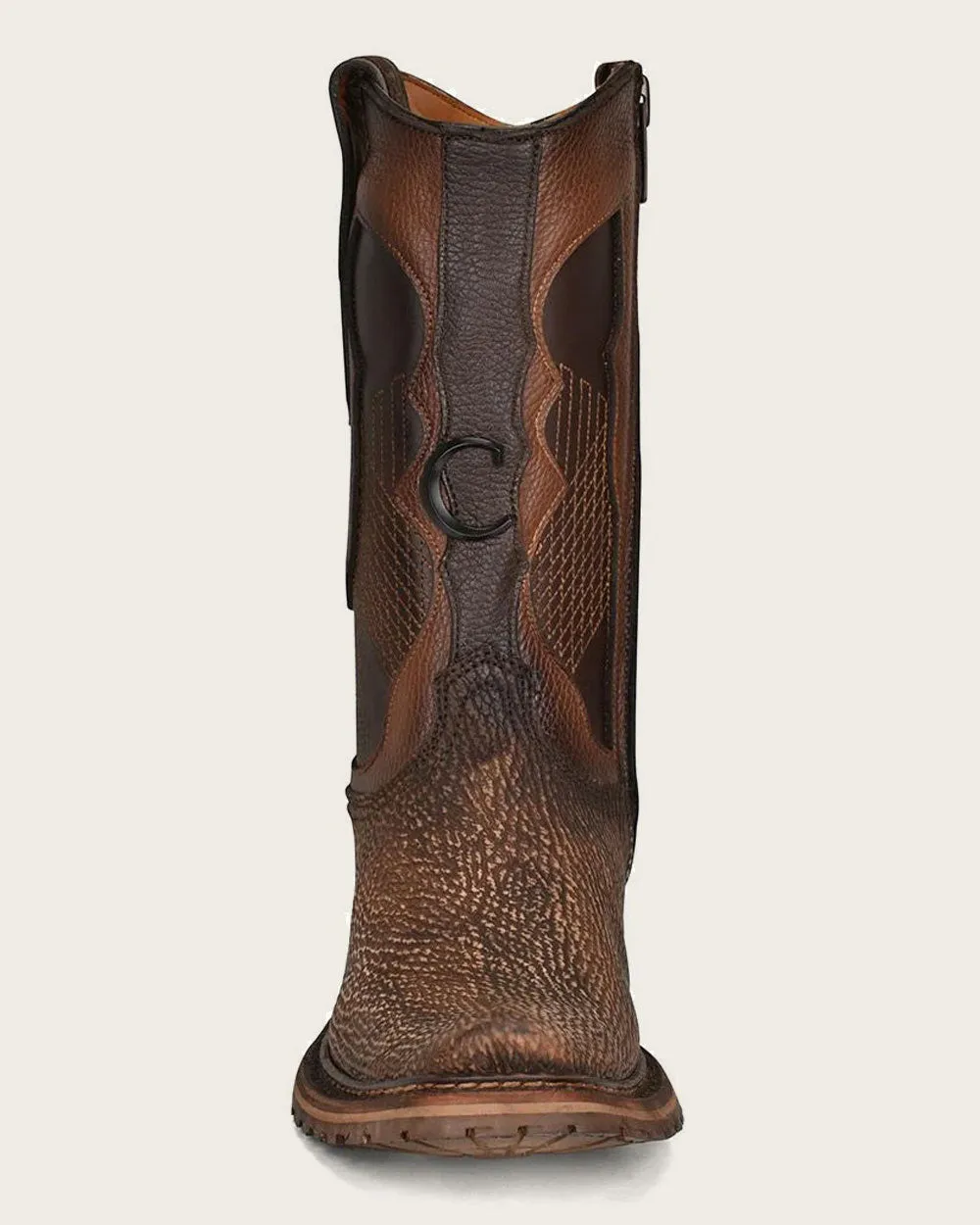 Urban brown shark boot