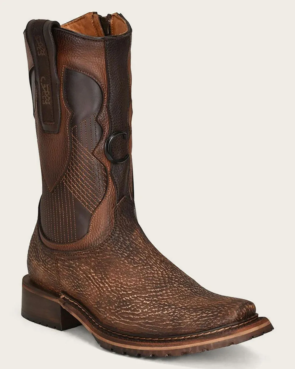 Urban brown shark boot